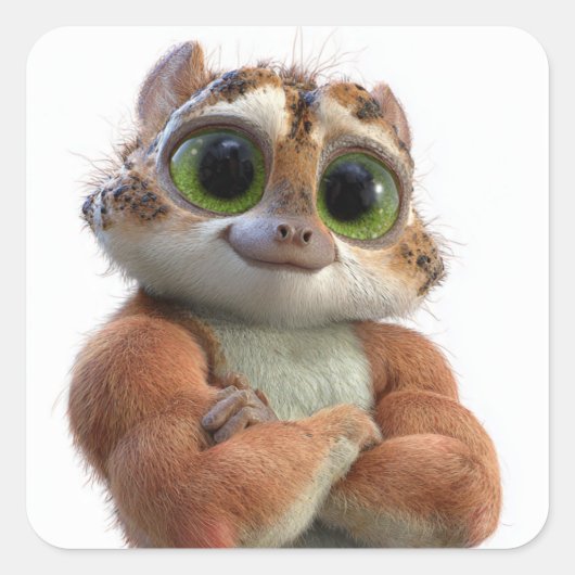 Quiet Confidence スクエアシール (正面)