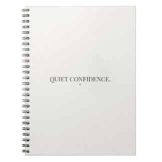 Quiet Confidence ノート – ミニマリスト
