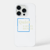 Quiet confidence cute iPhones design iPhoneケース (裏面)