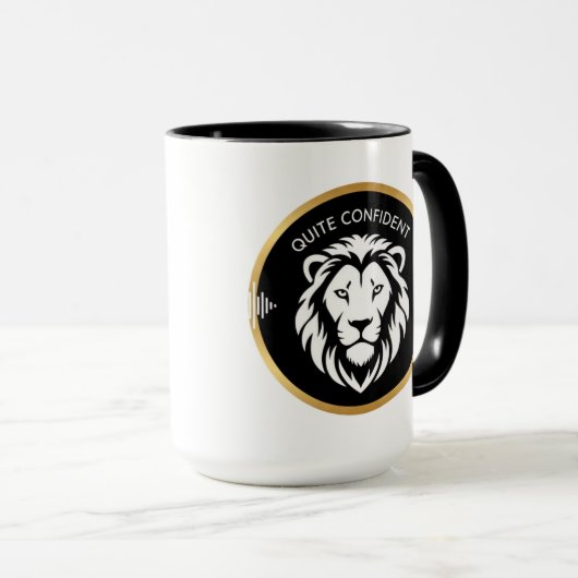 Quiet Confidence Minimalist マグカップ (正面右)