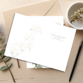 Quiet Dogwood Sympathy Card カード