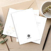 Quiet Dogwood Sympathy Card カード