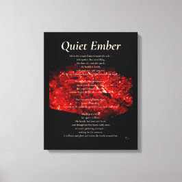 Quiet Ember キャンバスプリント