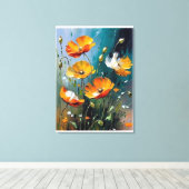 quiet energy Panel C キャンバスプリント (インサイチュ (ウッドフロア))