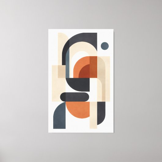Quiet Geometry in Balance キャンバスプリント (正面)