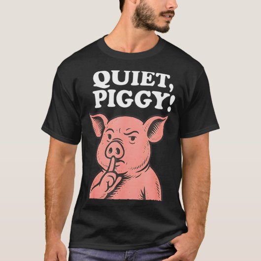 Quiet Ggy Meme Saying Humor Tees  Tシャツ (正面)