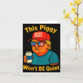 Quiet Ggy Tees Family Friends Funny Design Perfect カード (黄色い花)