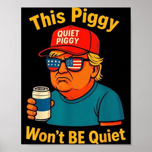 Quiet Ggy Tees Family Friends Funny Design Perfect ポスター (正面)