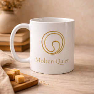 Quiet Gold Swirl クラシックマグ 11 oz コーヒーマグカップ