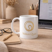 Quiet Gold Swirl Classic Mug, 11 oz コーヒーマグカップ