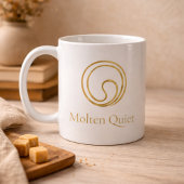 Quiet Gold Swirl Classic Mug, 11 oz コーヒーマグカップ