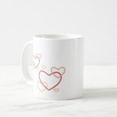 Quiet Hearts Mug – Calm Hot Chocolate Cup コーヒーマグカップ (正面左)