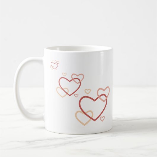 Quiet Hearts Mug – Calm Hot Chocolate Cup コーヒーマグカップ (左)