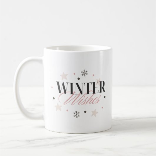 Quiet Holiday Mug – Calm Hot Chocolate Cup コーヒーマグカップ (左)