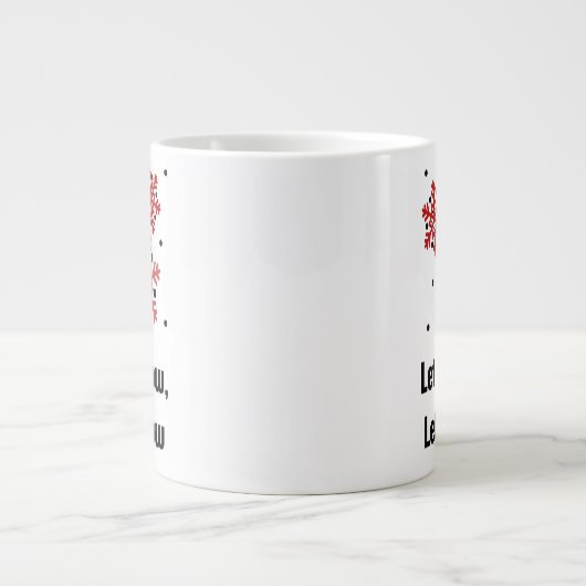 Quiet Holiday Mug – Calm Hot Chocolate Cup ジャンボコーヒーマグカップ (正面)