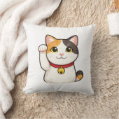 Quiet Icons – Lucky Cat クッション (ブランケット)