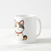 Quiet Icons – Lucky Cat コーヒーマグカップ (正面右)