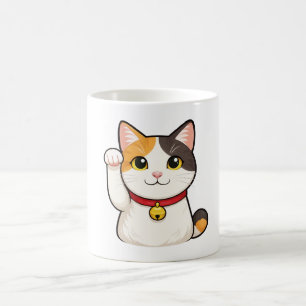 Quiet Icons – Lucky Cat コーヒーマグカップ