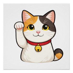 Quiet Icons – Lucky Cat ポスター