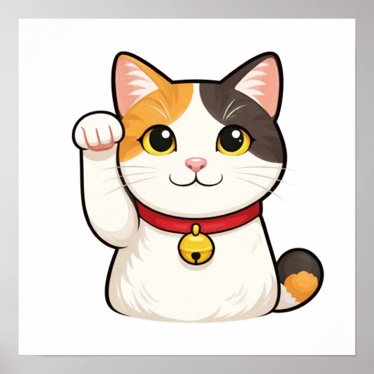 Quiet Icons – Lucky Cat ポスター (正面)