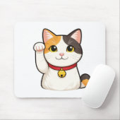 Quiet Icons – Lucky Cat マウスパッド (マウス)