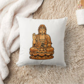 Quiet Icons: Serene Spiritual Figure クッション (ブランケット)