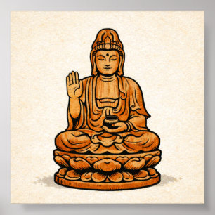 Quiet Icons: Serene Spiritual Figure ポスター