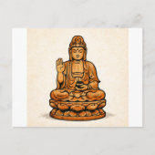 Quiet Icons: Serene Spiritual Figure ポストカード (正面)