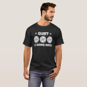 Quiet I'Doing Math Weightliftingトレーニングリフト Tシャツ (正面フル)