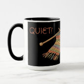 QUIET! I'm tinking. マグカップ (左)