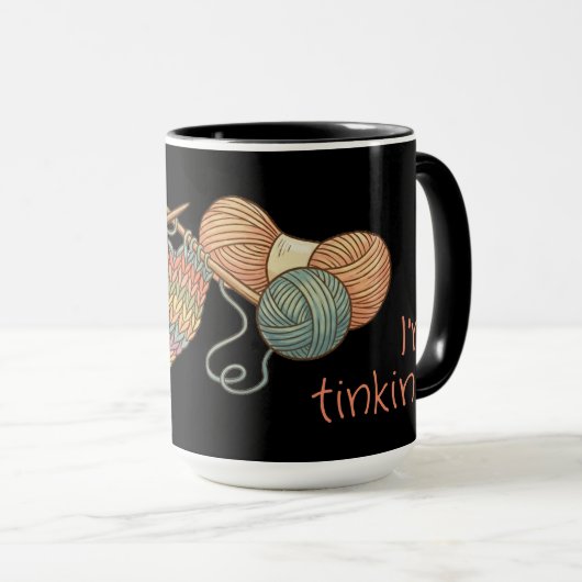 QUIET! I'm tinking. マグカップ (正面右)