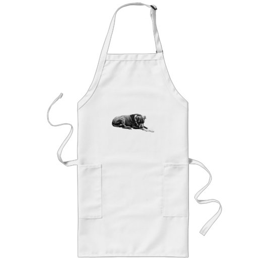 Quiet Kitchen Dog Apron ロングエプロン (正面)