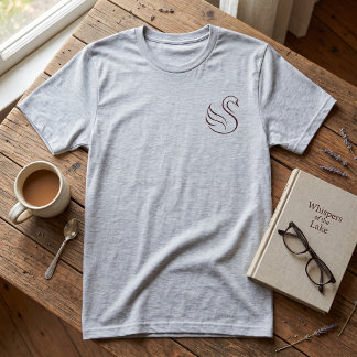 Quiet Luxury ミニマリスト 白鳥の紋章 Tシャツ | Heath