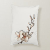 Quiet Luxury Botanical Magnolia アクセントクッション (裏面(縦))