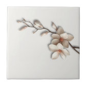 Quiet Luxury Botanical Magnolia タイル (正面)