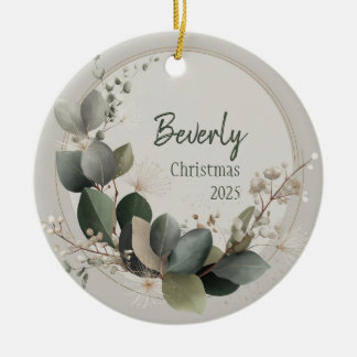 Quiet Luxury Personalized Ornament セラミックオーナメント