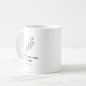 Quiet Luxury Sage グリーン 家族成立 コーヒー コーヒーマグカップ (正面左)