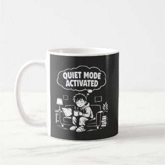 Quiet Mode Activated コーヒーマグカップ