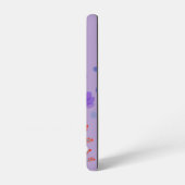 Quiet Moment Cat Samsung Galaxy Case – Purple Samsung Galaxyケース (左側面)