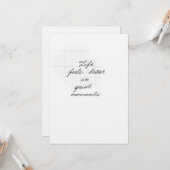 Quiet moments quote card カード (正面/裏面インサイチュ)