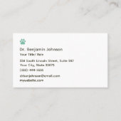 Quiet Morning Walk – Veterinary Business Card 名刺 (正面)