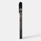 Quiet Night Park Bench Phone Case iPhoneケース (左側面)