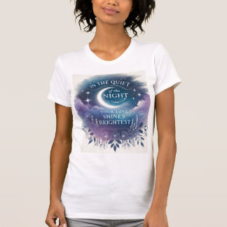 Quiet of Night AIアート Tシャツ
