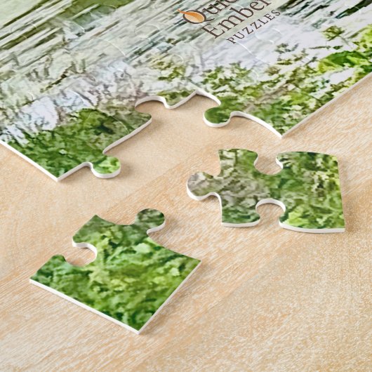 Quiet Path Beside the Canal ジグソーパズル (側面)