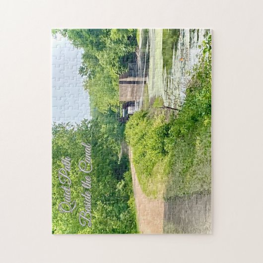 Quiet Path Beside the Canal ジグソーパズル (縦)
