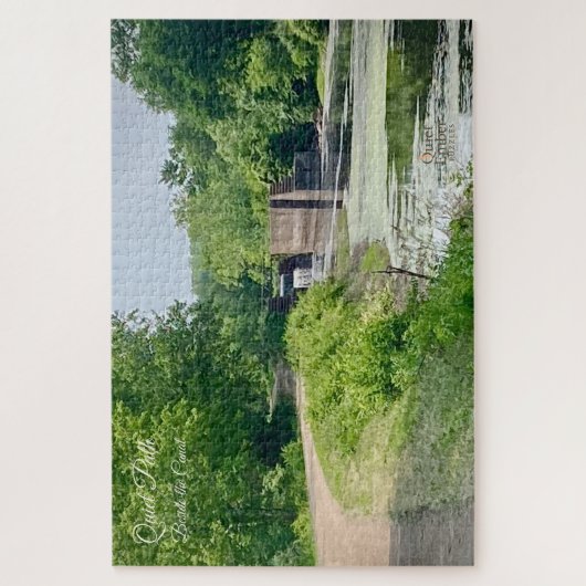 Quiet Path Beside The Canal - Quiet Ember Puzzles ジグソーパズル (縦)