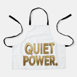 Quiet Power | エジプトのグレートスフィンクスのデザイン エプロン
