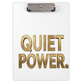 Quiet Power | エジプトのグレートスフィンクスのデザイン クリップボード