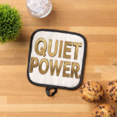 Quiet Power | エジプトのグレートスフィンクスのデザイン 鍋敷き (トップダウン)