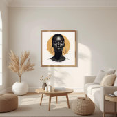  Quiet Power – Afrocentric Portrait V ポスター